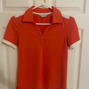 Orange Polo Shirt by Callaway Collection